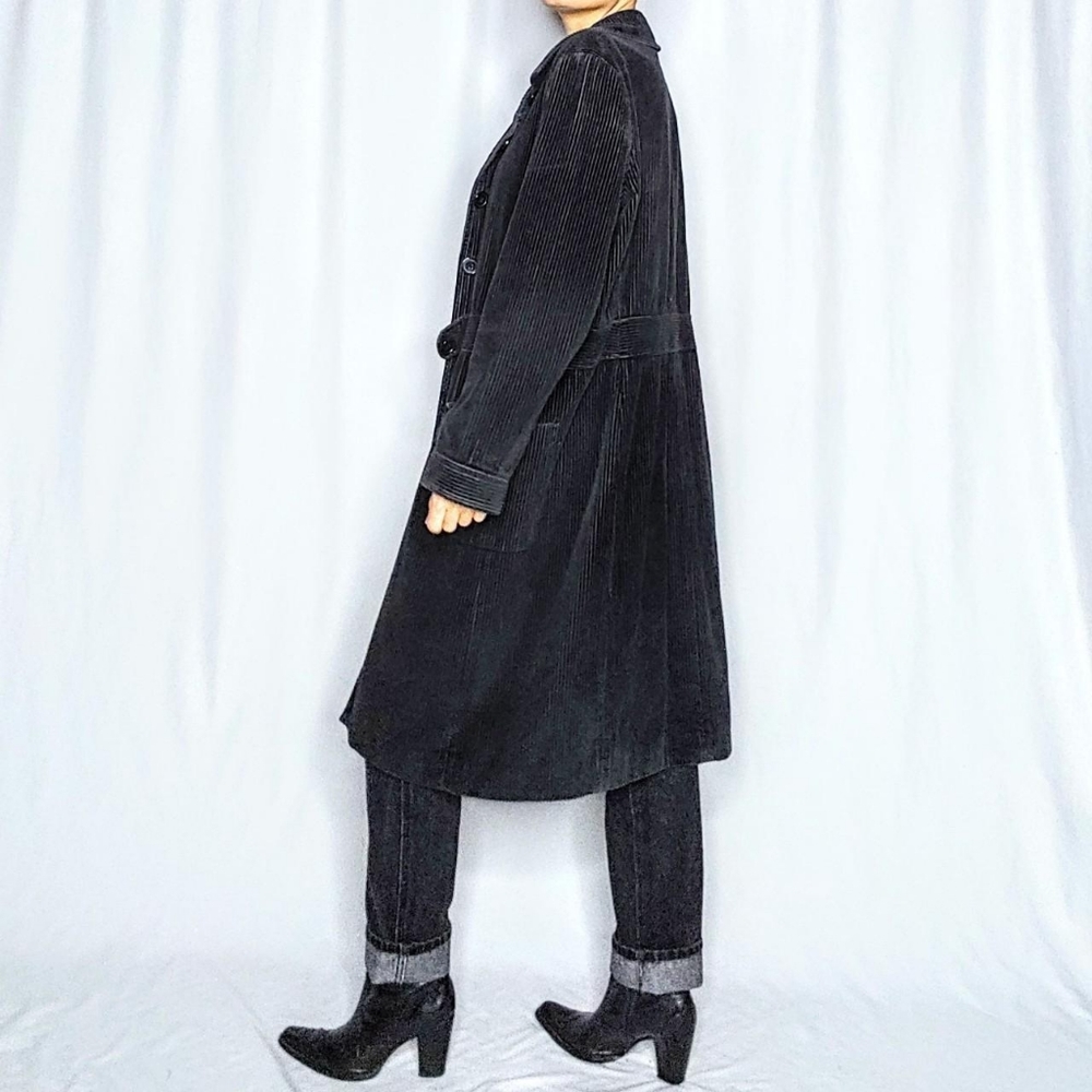 🛑 SOLD 🛑 Wide wale corduroy long vintage jacket - Picture 3 of 8